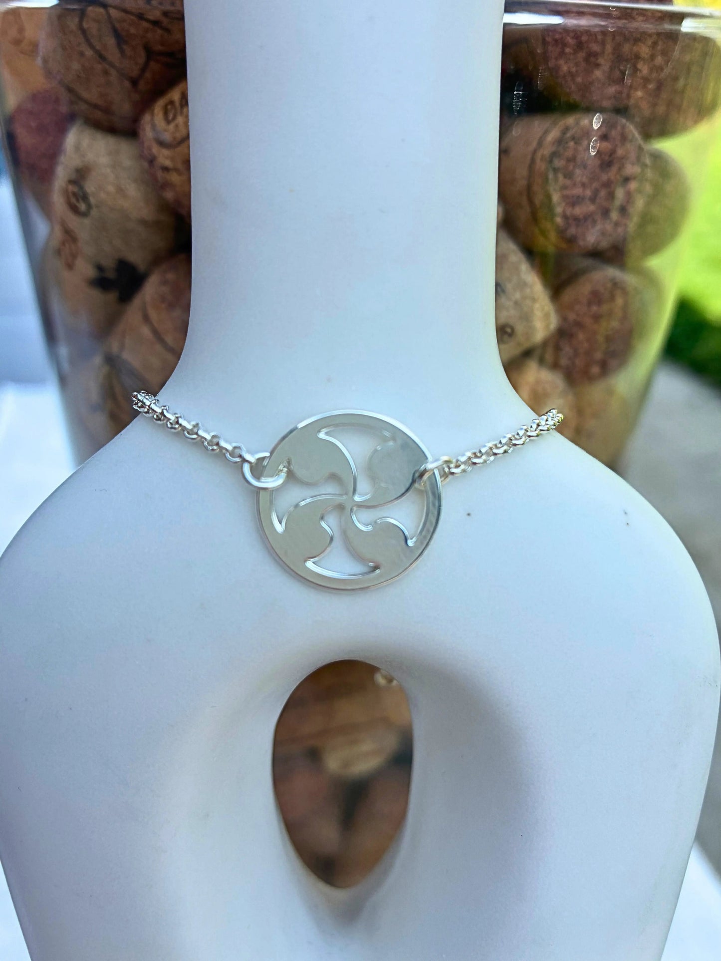 Bracelet Chaîne Croix Basque L'Atelier d'Elya