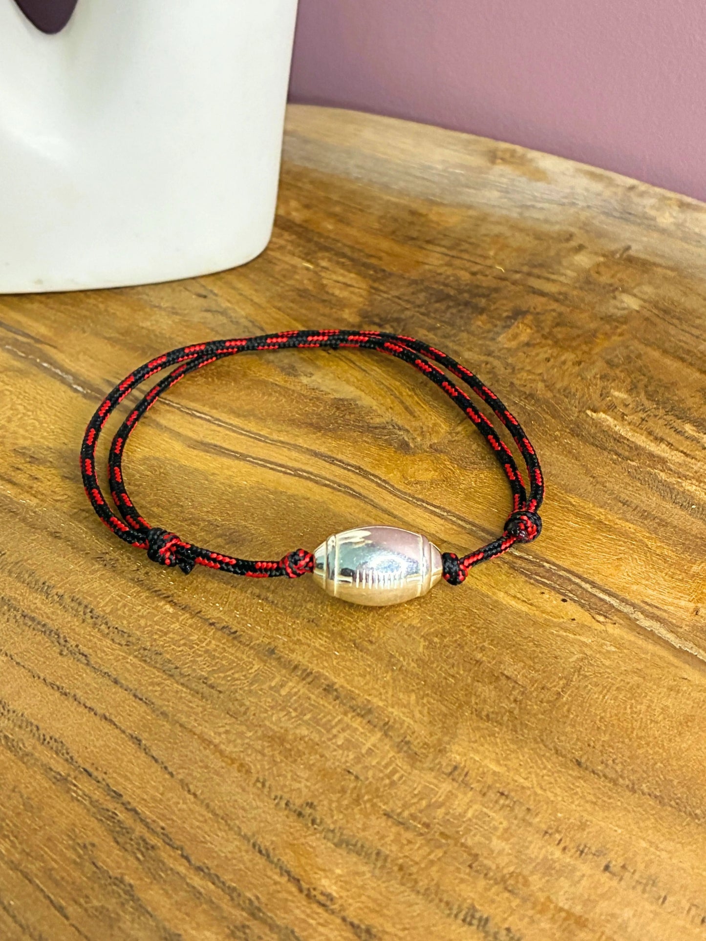 Bracelet Cordon Rugby personnalisé à la couleur de ton équipe ! L'Atelier d'Elya