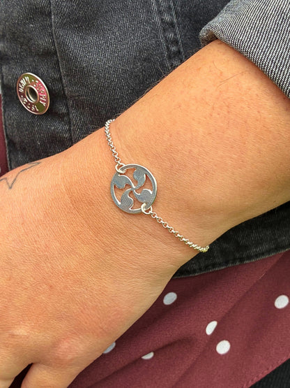 Bracelet Chaîne Croix Basque L'Atelier d'Elya
