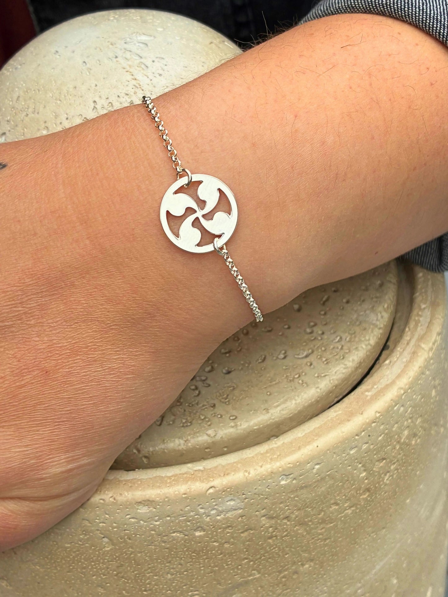 Bracelet Chaîne Croix Basque L'Atelier d'Elya