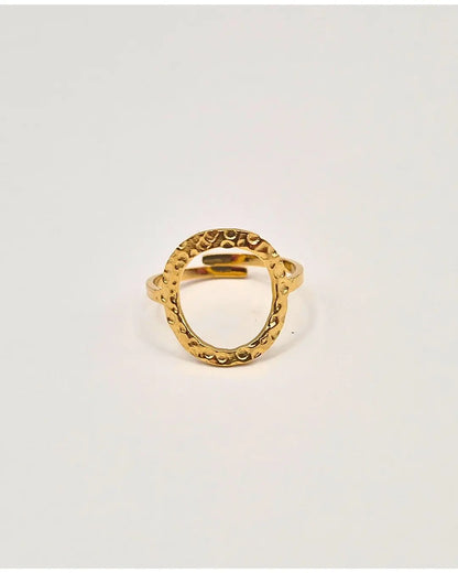 Bague Cercle Ajouré Martelé L'Atelier d'Elya