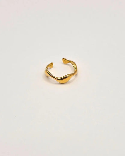 Bague Fine Anneau Ondulé L'Atelier d'Elya