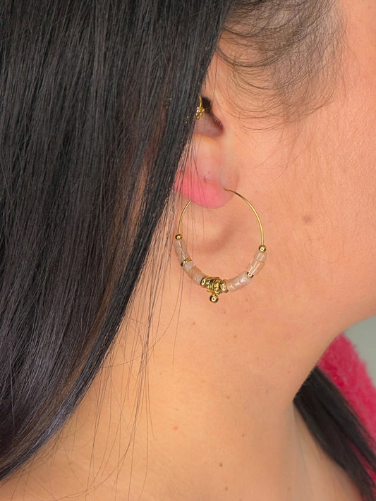 Boucles d'oreilles LUZINE L'Atelier d'Elya