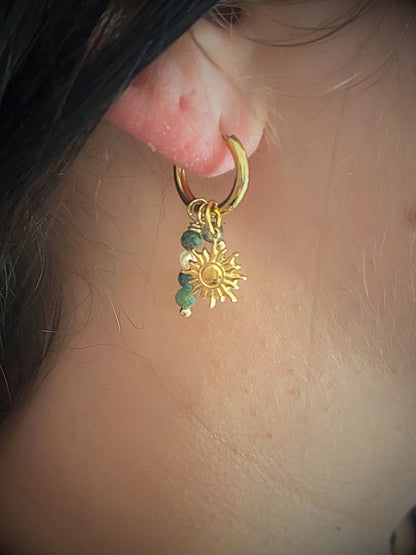 Boucles d'oreilles TÈRRA L'Atelier d'Elya