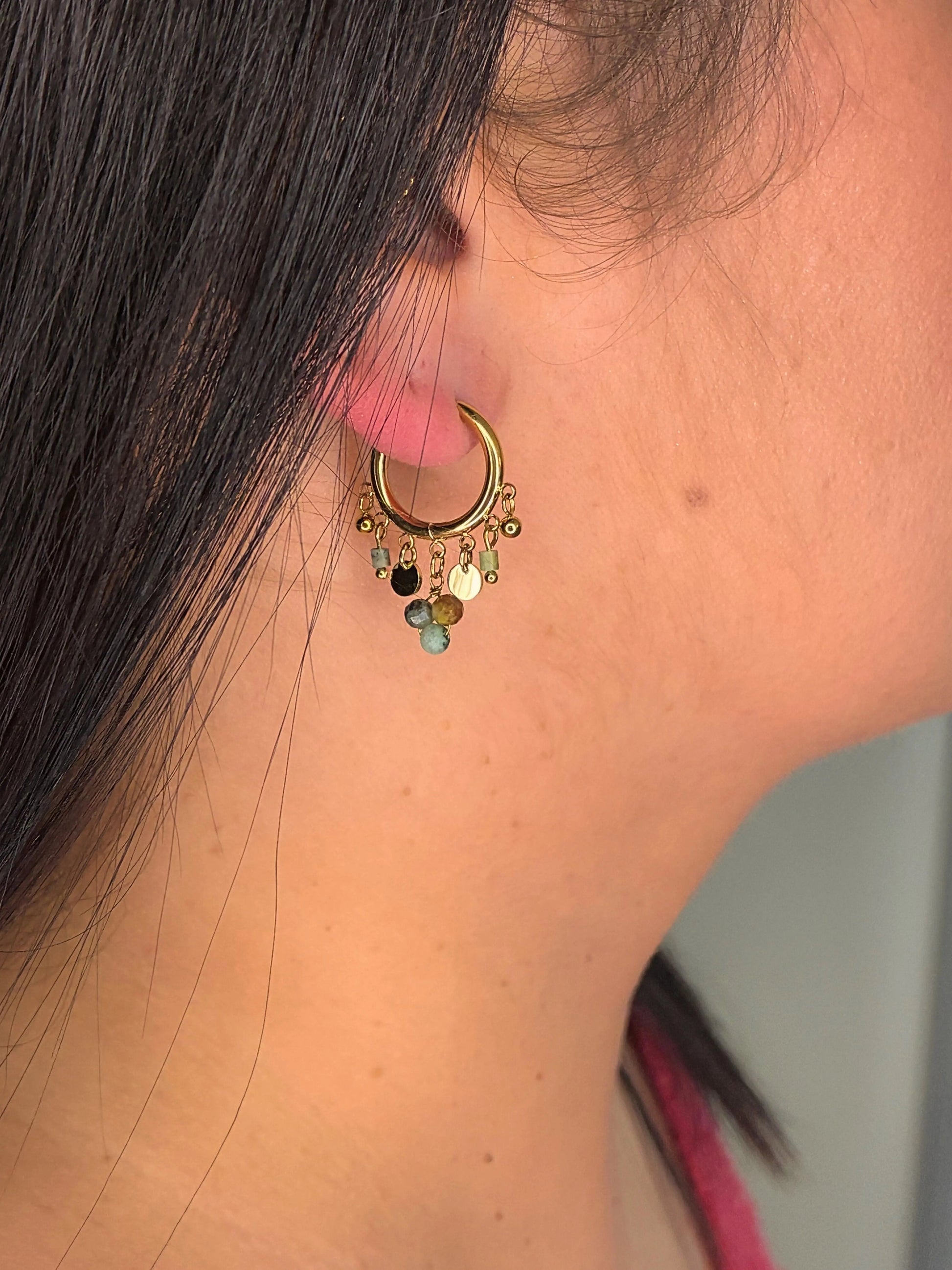 Boucles d'oreilles SAVANA L'Atelier d'Elya