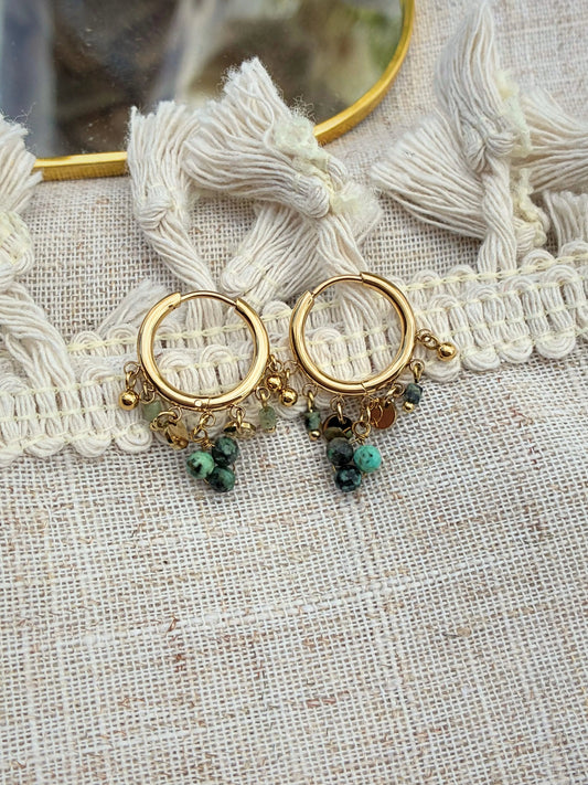 Boucles d'oreilles SAVANA L'Atelier d'Elya