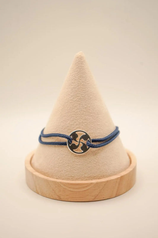 Bracelet cordon Croix Basque L'Atelier d'Elya