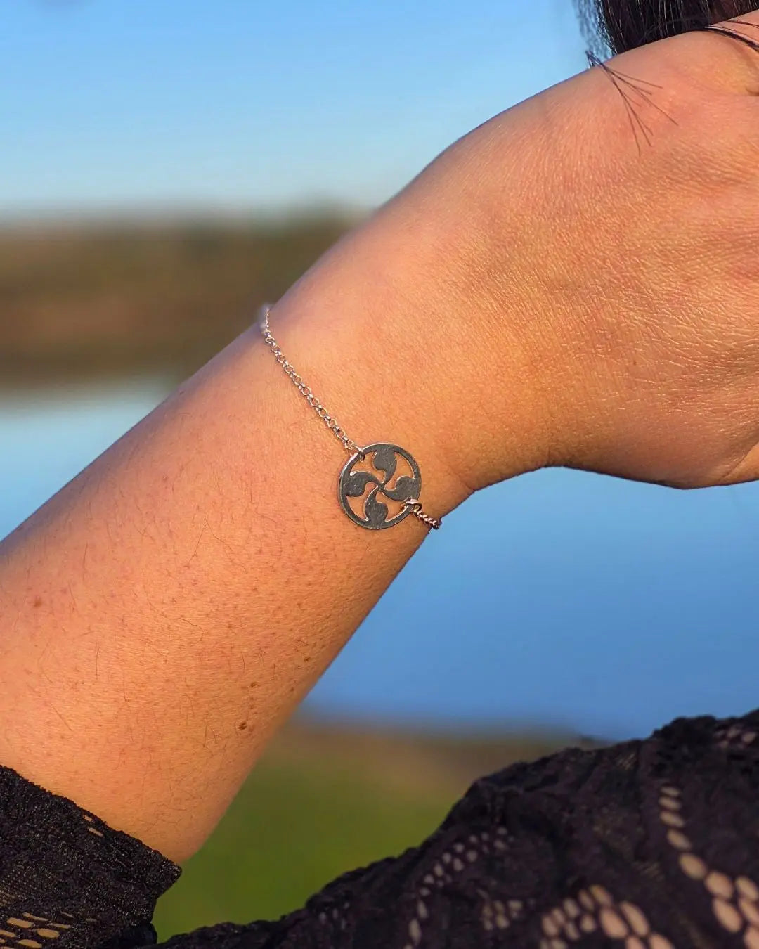 Bracelet Chaîne Croix Basque L'Atelier d'Elya