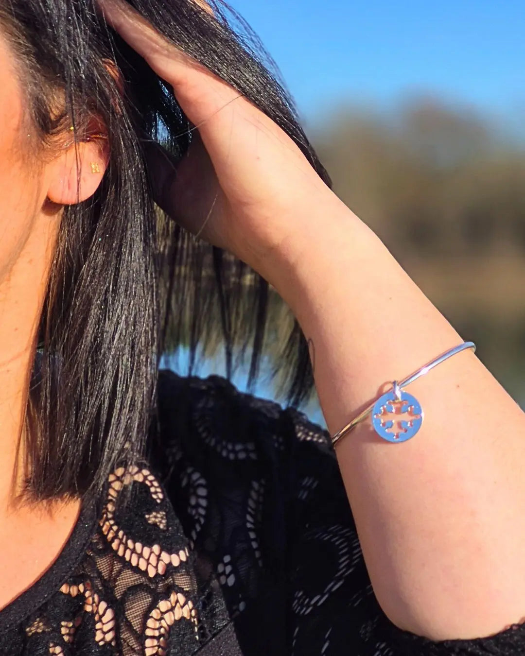 Jonc Croix Occitane L'Atelier d'Elya