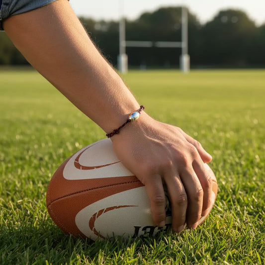 Bracelet cordon rugby Stade Toulousain lifestyle - L'Atelier d'Elya