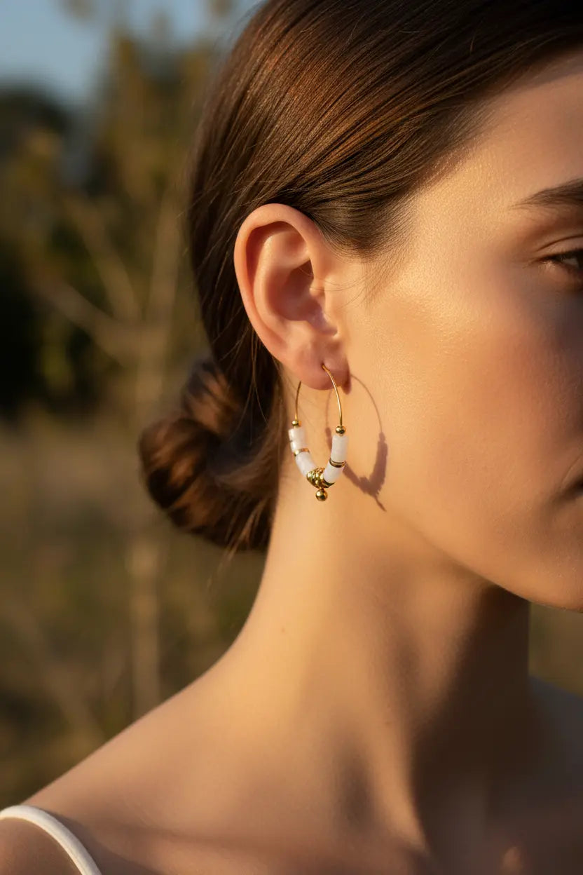 Boucles LUZINE L'Atelier d'Elya
