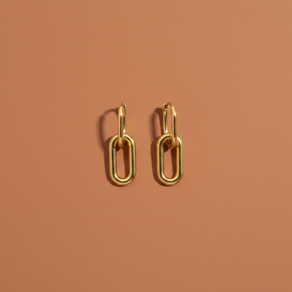 Boucles Anneau Ovale OVALIA L'Atelier d'Elya