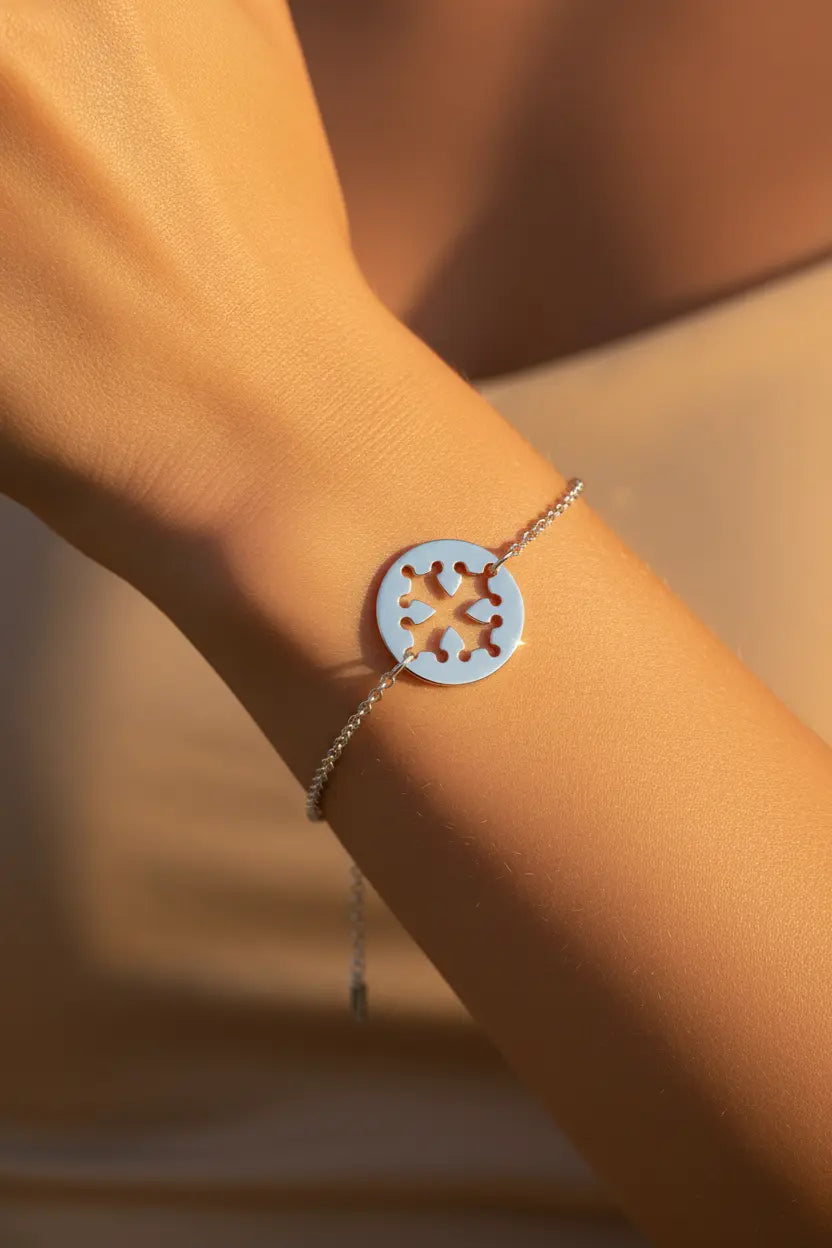 Bracelet Chaîne Croix Occitane L'Atelier d'Elya