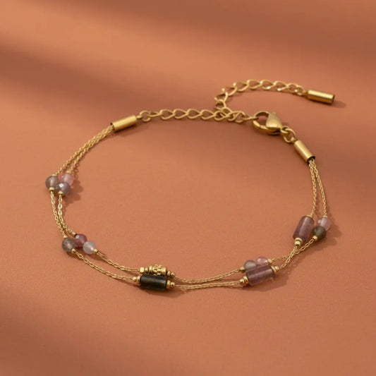 Bracelet Chaînes Serpent TIANA L'Atelier d'Elya