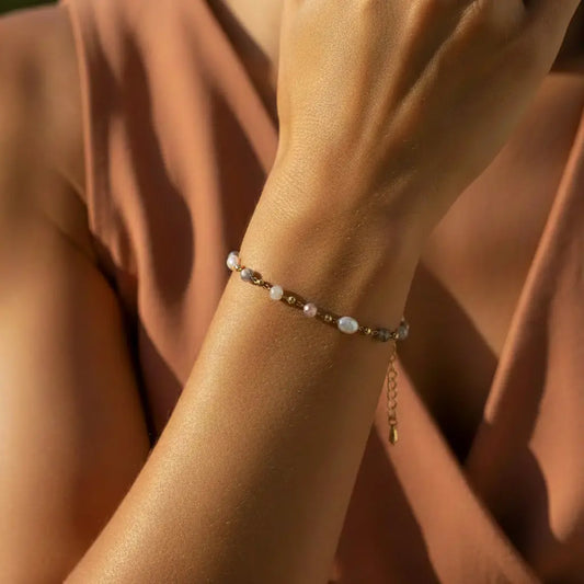 Bracelet Perles Eau Douce NAHIA L'Atelier d'Elya