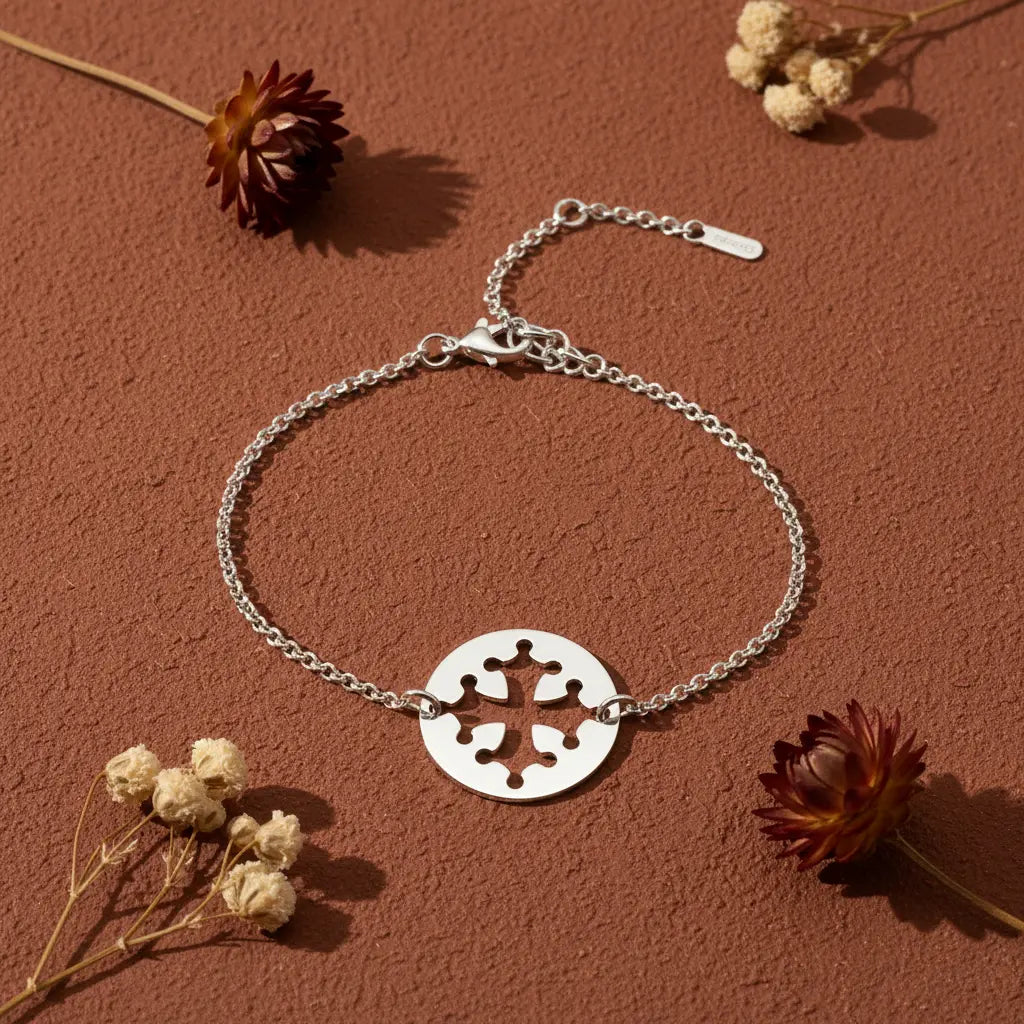 Bracelet Chaîne Croix Occitane