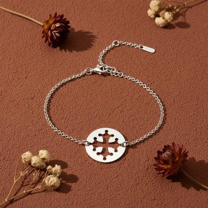 Bracelet Chaîne Croix Occitane