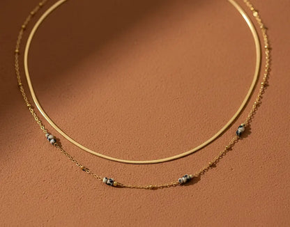 Collier Maille Miroir CAMINA L'Atelier d'Elya